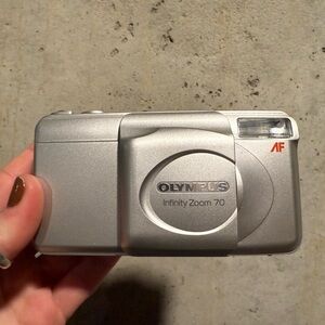 Olympus Infinity Zoom 70 Silver Camera
